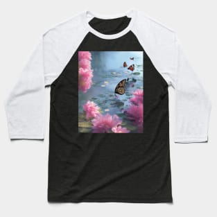 butterflies Baseball T-Shirt